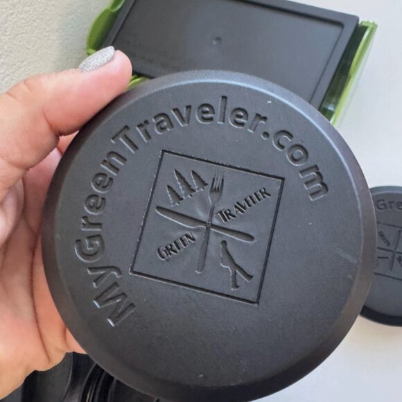 GreenTraveler Complete Portable Food Container Set + Insulated Carry Bag – New - Picture 11 of 11